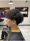 マッシュ×ツイストスパイラルパーマ