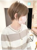 《30代40代》白髪ぼかしハイライト×前下がりボブ【イケダ】
