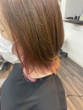 エノモト(ENOMOTO) 大人ナチュナル☆レイヤーボブ×アッシュピンクエンドカラー