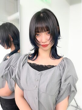 キバ(kva) ▽□□▽小顔に魅せる中性ウルフ