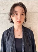 クラゲヘアー/小顔に見せるヘア/ココアベージュ/銀座