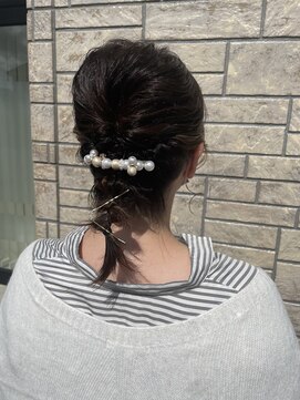 フィオーレ ヘアデザイン(FIORE hair design) 短め編みおろし