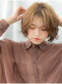 ふわカールでフレンチカジュアルミディヘアk小山20代30代40代
