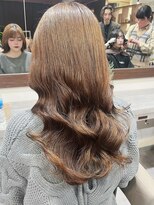 アミー 駒澤(Ammy komazawa)&nbsp;コテ巻き風パーマ/韓国風パーマ/ロングパーマ 纐纈