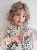 大人可愛い20代30代40代50代ウルフレイヤーボブ丸みショートボブ