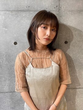 エディット トウキョウ(e.dit tokyo) 【MILK/MURIEL miu】ミディアムスタイル 透明感カラー