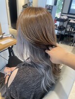 ヘアーサロン フーガ せんげん台店(HAIR SALON fuuga)&nbsp;【インナーカラー】シルバー
