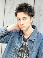 リップス レイ ギンザ(LIPPS Ray GINZA)&nbsp;黒髪かき上げヘア　フェードカット