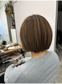 20代30代40代50代◎大人可愛いいショートボブと白髪ボカしカラー