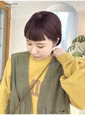 【Meenaハザマ】耳かけショート×ローズカラー