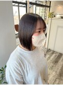 切りっぱなしボブ