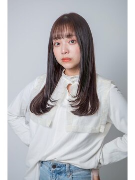 ルフュージュ バイ プロデュース 相模大野店(Refuge by Produce) レイヤーカット/ショコラブラウン/ストレートロング