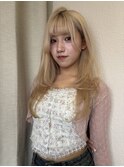 レイヤーカット/韓国/ハイトーンカラー/髪質改善