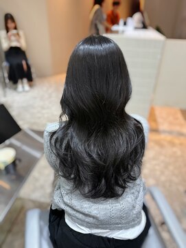 ジーナ 梅田茶屋町(Zina) くびれ巻き×艶暗髪