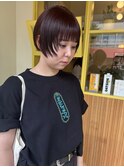 〈浅草 半個室〉マッシュショート/ローズピンク