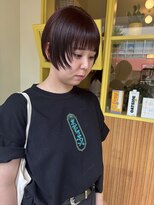 ヒントステーション(HINTSTATION)&nbsp;〈浅草 半個室〉マッシュショート/ローズピンク