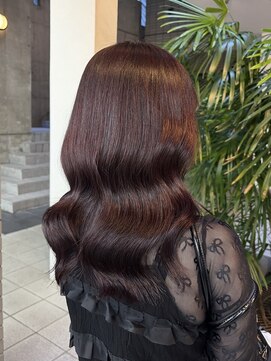 ガーランド(Girland) 【girland】ブリーチなしred　韓国風/レイヤーカット