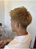 ブリーチ×ベージュ×フェード