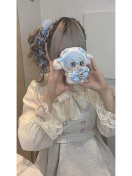 ミルクティー(Milk TEA) 高めサイドポニー♪♪