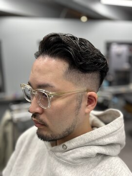 アイコン ブルー メンズ(I-CON #blue MEN'S) メンズサイドパート/ビジネスパーマ