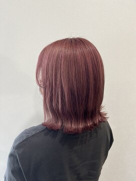 ＊外はねボブ×ピンクブラウン＊
