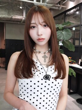 アルバム 渋谷パルコ(ALBUM) 前髪カットロング韓国ヘア似合わせカット_F21375