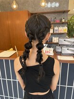 クレーデ 姪浜店(Crede)&nbsp;編み込みツイン編みおろし