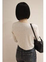 チザン(TIZAN)&nbsp;切りっぱなしボブ×ダークトーン