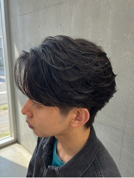 ブラッシュ バイ フォルテ 静岡 草薙店(Brush by FORTE) フェザーパーマ ニュアンスパーマ センターパート 草薙 清水