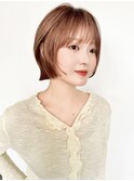 ☆　外ハネボブ　韓国風ミディアムレイヤー☆イメチェン