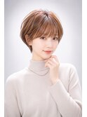 三好市美容室 ハンサムショート×ベージュカラー