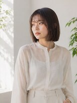 きいろのゾウ&nbsp;地毛風カラー/ツヤボブ/シースルーバング