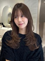 ミズチャーム(Ms.CHARM)&nbsp;顔周りカットレイヤーカット縮毛矯正コスメストレート韓国ヘア
