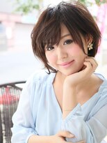 アニモ 吉川店(animo)&nbsp;+animo+ 耳かけがカワイイ♪sweetな大人ボブb