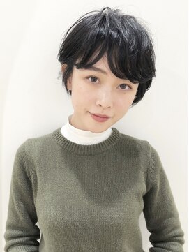 コクーン(Cocoon) #モード前髪#黒髪大人ショート