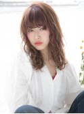 ゆるふわミディのラフウェーブ