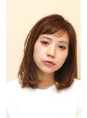 大人可愛い☆ナチュラルミディアムボブ☆
