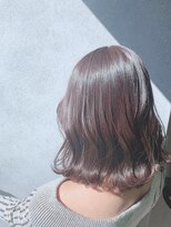 ヘアサロンエム 渋谷店(HAIR SALON M)&nbsp;外ハネボブ/アッシュブラウン/ネオウルフ/デザインカラー