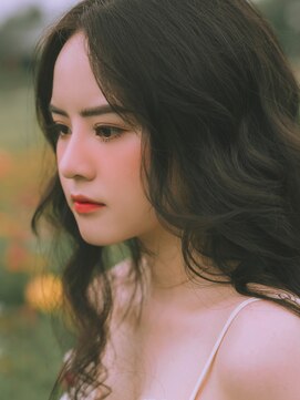 マルカ 調布(marca) 【marca調布】センターパート　透け感アッシュ　ラテカラー