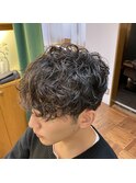 スパイラルパーマ/マッシュ/フェードカット