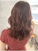 【iIIL hair lounge】くすみピンク　外国人風　高崎