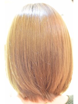 カンナヘアーメゾン(Canna hair maison) 小顔大人可愛いうる艶ナチュラルボブベージュカラー20代30代