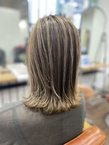 ブロンド(Blonde.) 切りっぱなしボブ☆ハイライト