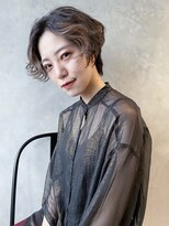 アイティー バイ アルバム 中野店(IT by ALBUM) らふパーマショート_アースカラーくびれヘアツートン_29101