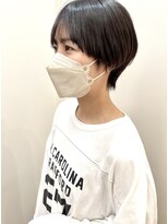 ディーボーイ 下通本店(D-BOY)&nbsp;ショート/イルミナカラー/ダークグレー/ストレートパーマ