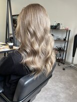 ナンバー(number+)&nbsp;透明感カラー★ダブルカラーブリーチミルクティーベージュ