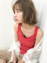 ジャム(Jam)&nbsp;切りっぱなしボブ×まろやかベージュ★中村大輔