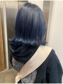 〇ネイビーブルー 外ハネボブ