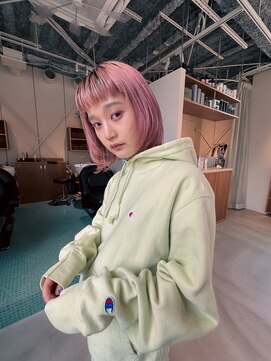 エルム 原宿 表参道(yelm) 原宿/インナーカラー/イヤリングカラー/ブリーチ/ダブルカラー