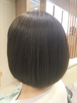 ヘアサロンアンドヘアメイクディー(hair salon hair make D) 仙台D　プレミアムケアカラー×アレンジショート×つやボブstyle